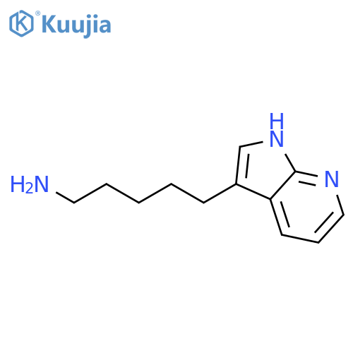 1H-Pyrrolo[2,3-b]pyridine-3-pentanamine structure