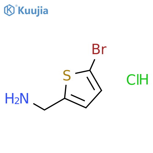 (5-Bromothiophen-2-yl)methanamine hydrochloride structure