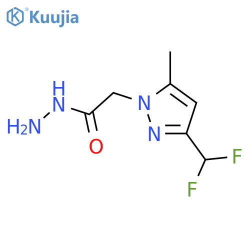 2-3-(difluoromethyl)-5-methyl-1H-pyrazol-1-ylacetohydrazide structure