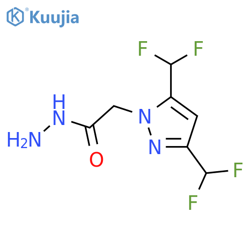 2-3,5-bis(difluoromethyl)-1H-pyrazol-1-ylacetohydrazide structure