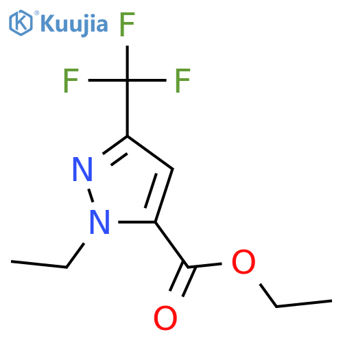 ethyl 1-ethyl-3-(trifluoromethyl)-1H-pyrazole-5-carboxylate structure