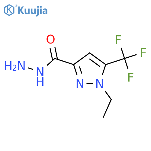 1-Ethyl-5-(Trifluoromethyl)-1H-pyrazole-3-carbohydrazide structure