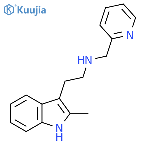 2-(2-methyl-1H-indol-3-yl)ethyl(pyridin-2-yl)methylamine structure