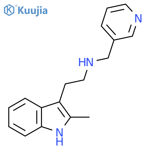 2-(2-methyl-1H-indol-3-yl)ethyl(pyridin-3-yl)methylamine structure