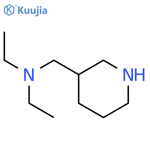 diethyl[(piperidin-3-yl)methyl]amine structure
