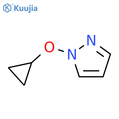 1H-Pyrazole, 1-(cyclopropyloxy)- structure