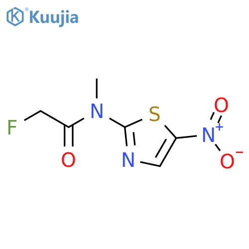 Acetamide,2-fluoro-N-methyl-N-(5-nitro-2-thiazolyl)- structure