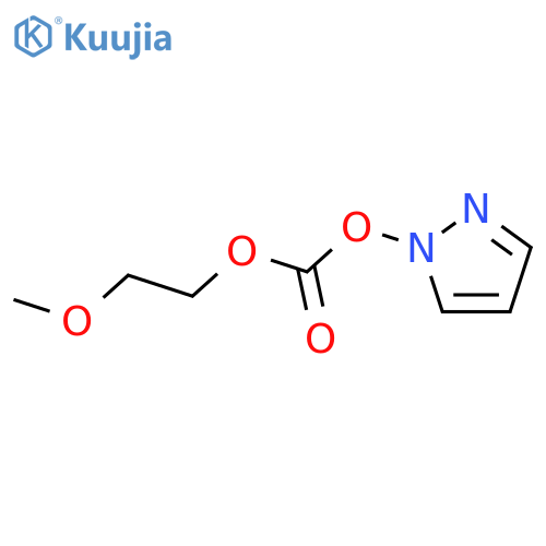 1H-Pyrazole, 1-[[(2-methoxyethoxy)carbonyl]oxy]- structure