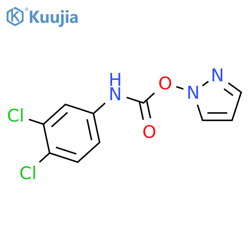 1H-Pyrazole, 1-[[[(3,4-dichlorophenyl)amino]carbonyl]oxy]- structure