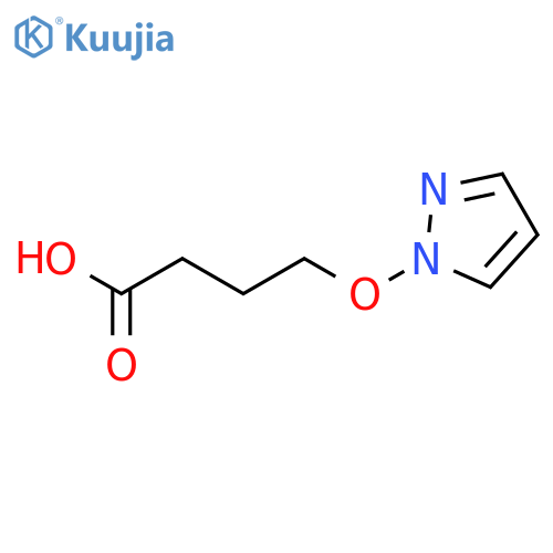 BUTANOIC ACID, 4-(1H-PYRAZOL-1-YLOXY)- structure