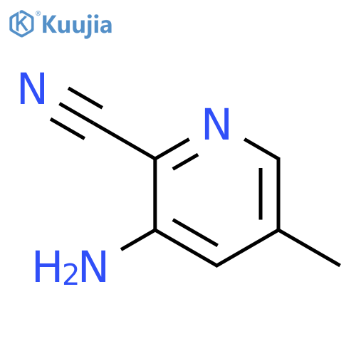 3-amino-5-methyl-pyridine-2-carbonitrile structure