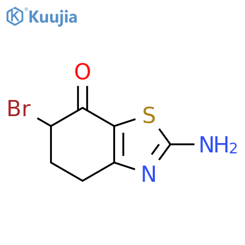 2-Amino-6-bromo-5,6-dihydro-7(4H)-benzothiazolone structure