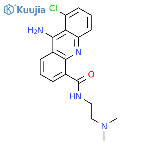 4-ACRIDINECARBOXAMIDE, 9-AMINO-8-CHLORO-N-[2-(DIMETHYLAMINO)ETHYL]- structure