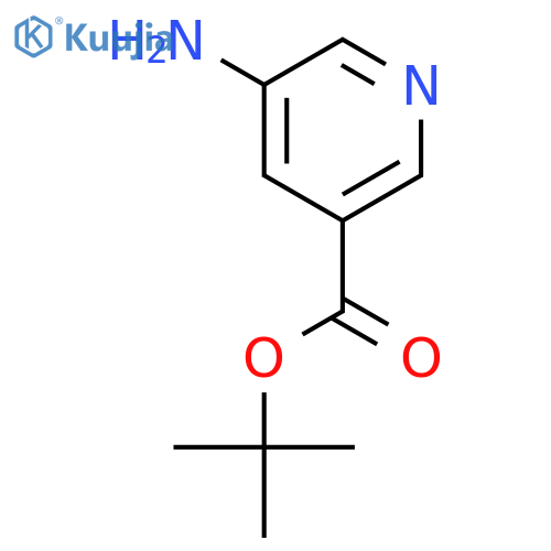 tert-Butyl 5-Aminopyridine-3-carboxylate structure