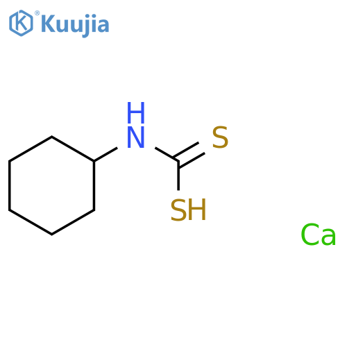 Cyclohexanecarbamic acid, dithio-, calcium salt (2:1) (8CI) structure