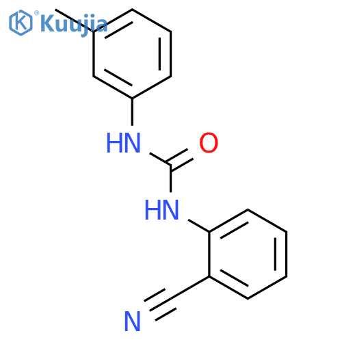 Urea, N-(2-cyanophenyl)-N'-(3-methylphenyl)- structure