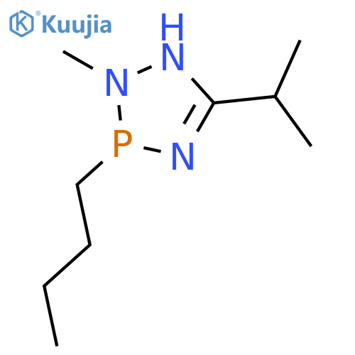 1H-1,2,4,3-Triazaphosphole, 3-butyl-2,3-dihydro-2-methyl-5-(1-methylethyl)- structure