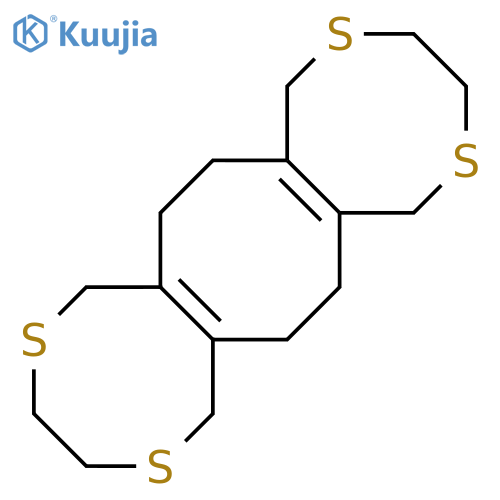 Cycloocta[1,2-f:5,6-f']bis[1,4]dithiocin, 1,3,4,6,7,8,9,11,12,14,15,16-dodecahydro- structure