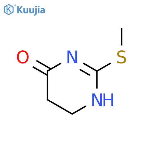 2-(Methylthio)-5,6-dihydropyrimidin-4(1H)-one structure