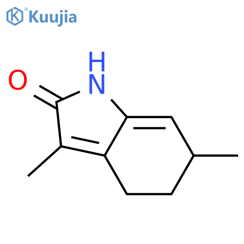 (6R)-1,4,5,6-tetrahydro-3,6-dimethyl-2H-Indol-2-one structure