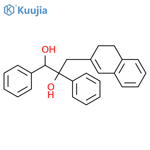 1,2-Propanediol, 3-(3,4-dihydro-2-naphthalenyl)-1,2-diphenyl- structure
