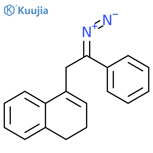 Naphthalene, 4-(2-diazo-2-phenylethyl)-1,2-dihydro- (9CI) structure