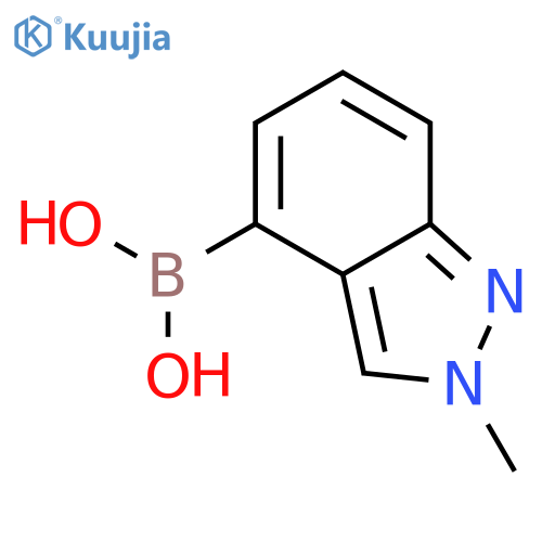(2-Methyl-2H-indazol-4-yl)boronic acid structure