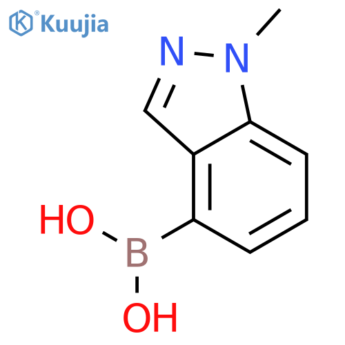 1-Methyl-1H-indazole-4-boronic Acid structure