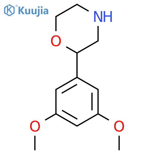2-(3,5-Dimethoxyphenyl)morpholine structure