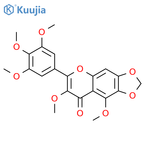 3,5,3',4',5'-Pentamethoxy-6,7-methylendioxy-flavon structure
