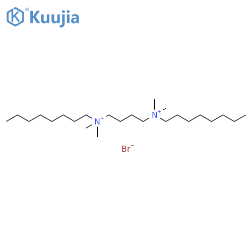 1,4-Butanediaminium, N,N,N',N'-tetramethyl-N,N'-dioctyl-, dibromide structure