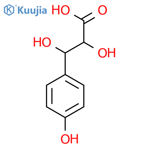 2,3-Dihydroxy-3-(4-hydroxyphenyl)propanoic acid structure