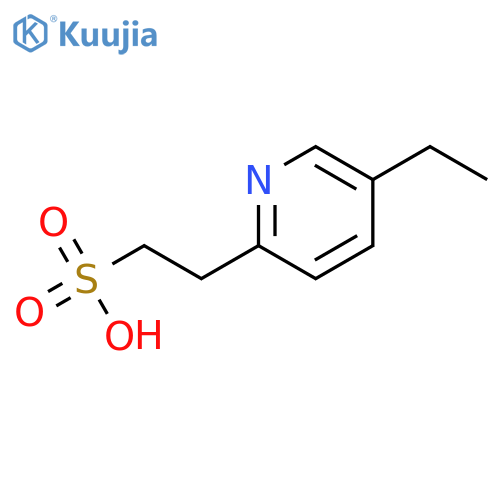 2-Pyridineethanesulfonic acid, 5-ethyl- structure
