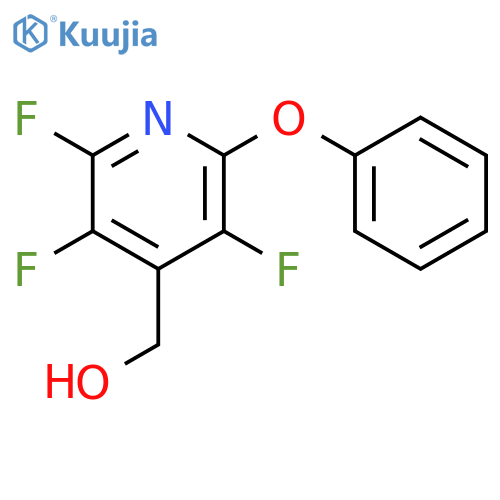 4-Pyridinemethanol, 2,3,5-trifluoro-6-phenoxy- structure