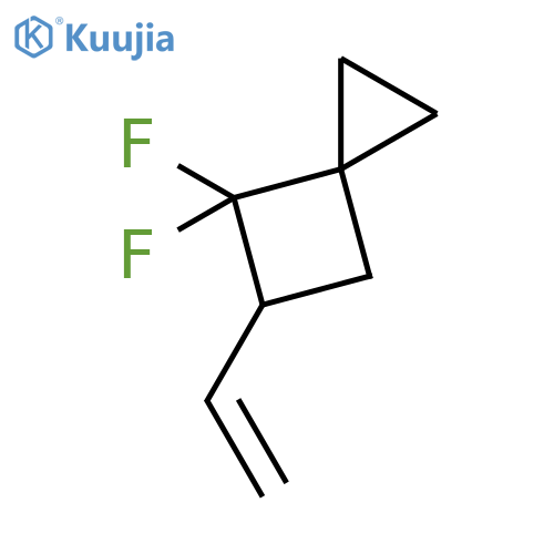 Spiro[2.3]hexane, 5-ethenyl-4,4-difluoro- structure