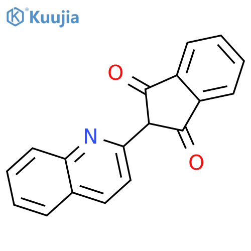 Aluminum, 2-(2-quinolinyl)-1H-indene-1,3(2H)-dione sulfo derivs. complexes structure