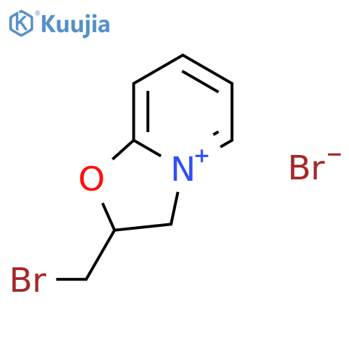 Oxazolo[3,2-a]pyridinium, 2-(bromomethyl)-2,3-dihydro-, bromide structure