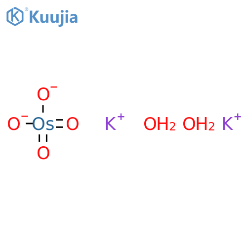 Potassium osmate(VI) dihydrate structure