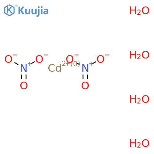 Cadmium nitrate tetrahydrate structure