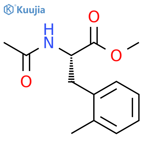 Phenylalanine, N-acetyl-2-methyl-, methyl ester structure