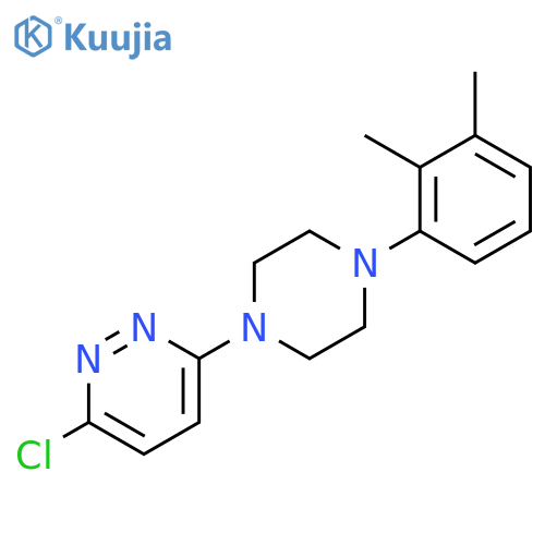 Pyridazine, 3-chloro-6-[4-(2,3-dimethylphenyl)-1-piperazinyl]- structure
