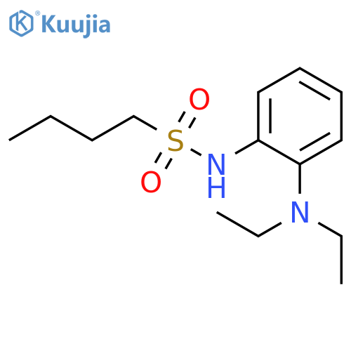 1-Butanesulfonamide, N-[2-(diethylamino)phenyl]- structure