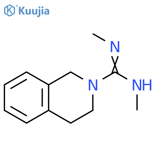 2(1H)-Isoquinolinecarboximidamide,3,4-dihydro-N,N'-dimethyl- structure