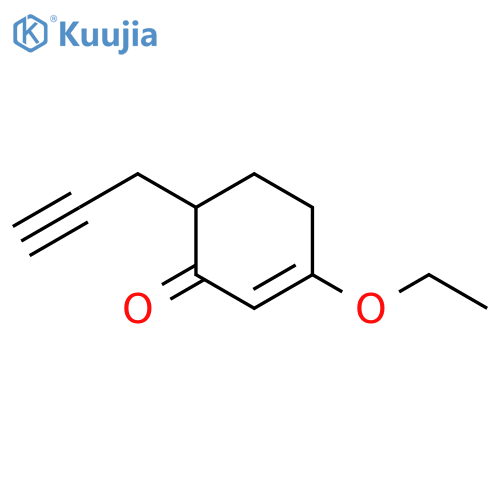 3-Ethoxy-6-(prop-2-yn-1-yl)cyclohex-2-enone structure