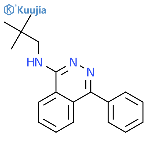 1-Phthalazinamine,N-(2,2-dimethylpropyl)-4-phenyl- structure