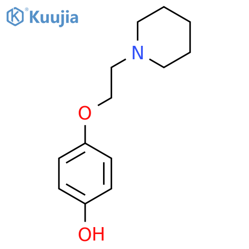 4-(2-(Piperidin-1-YL)ethoxy)phenol structure