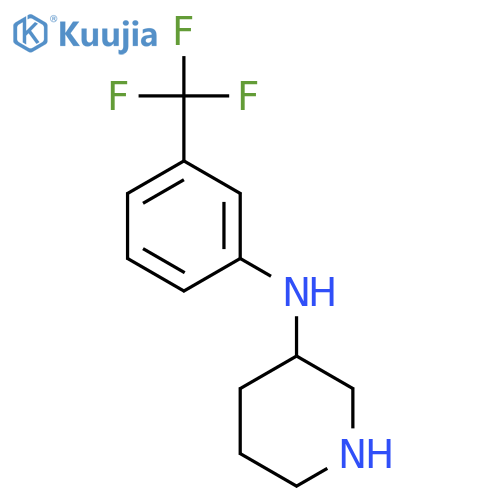 3-Piperidinamine, N-[3-(trifluoromethyl)phenyl]- structure