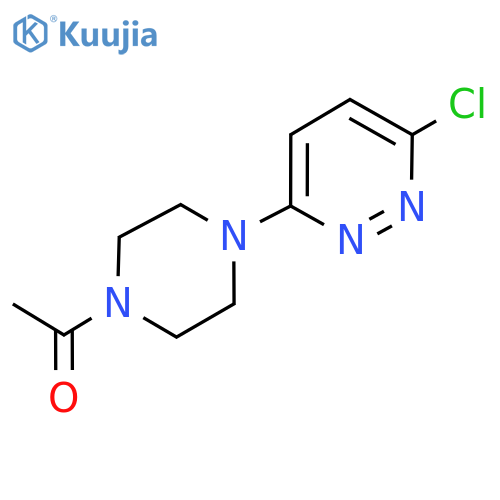 1-[4-(6-chloropyridazin-3-yl)piperazin-1-yl]ethan-1-one structure