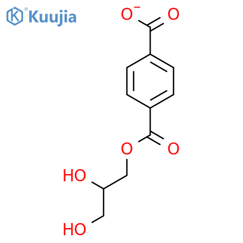 1,4-Benzenedicarboxylic acid, mono(2,3-dihydroxypropyl) ester structure