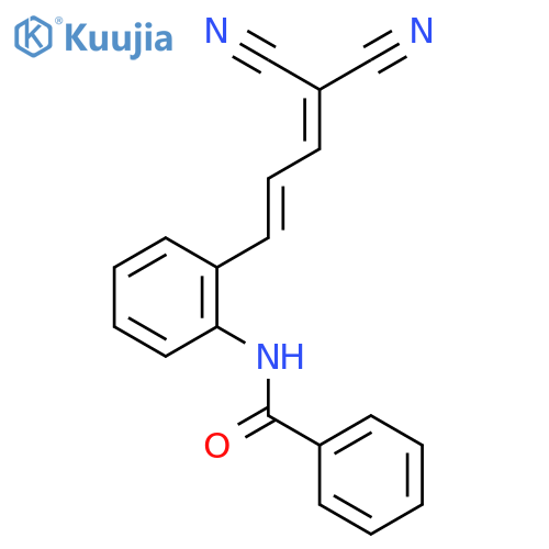 Benzamide,N-[2-(4,4-dicyano-1,3-butadien-1-yl)phenyl]- structure